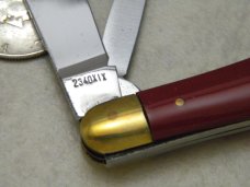Robt Klaas Kissing Crane Solingen Germany 2340 Red 4-Master Stockman Knife c.1980