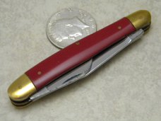 Robt Klaas Kissing Crane Solingen Germany 2340 Red 4-Master Stockman Knife c.1980