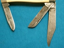 VINTAGE SCHRADE USA SC505 DUCK POND SCRIMSHAW STOCKMAN FOLDING POCKET PEN JACK KNIFE KNIVES OLD