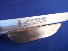 LOT OF 3 Kitchen Knives; 2 Magic Knives, Adjustable  Solingen Germany &  ITALY Carving Slicing Knife