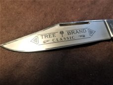 H BOKER & CO TREE BRAND CLASSIC GERMANY GENUINE STAG FOLDING HUNTER KNIFE NIB 