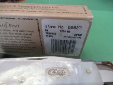 Case XX 2001 Pearl Trapper Pattern # 8254 SS