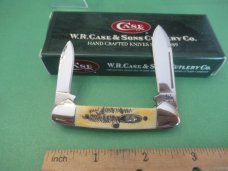 Case XX 2004 Baby Butterbean Bone Stag Pattern 652132 SS