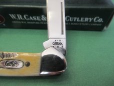 Case XX 2004 Baby Butterbean Bone Stag Pattern # 6.52132 SS