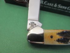 Case XX 2004 Baby Butterbean Bone Stag Pattern # 6.52132 SS