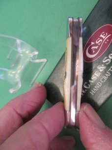 Case XX 2004 Baby Butterbean Bone Stag Pattern # 6.52132 SS
