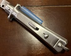 French Bargeon Switchblade, 7 1/2 Inch, Stainless Steel Handle, Stainless Liners 