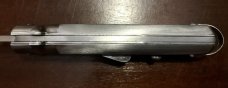 French Bargeon Switchblade, 7 1/2 Inch, Stainless Steel Handle, Stainless Liners 