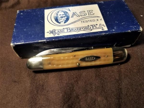 CASE TESTED XX CLASSIC USA SPLIT-BACK WHITTLER JIGGED BONE HANDLES 6391