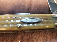 CASE TESTED XX CLASSIC USA SPLIT-BACK WHITTLER JIGGED BONE HANDLES 6391