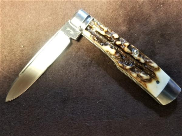 BOBBY TOOLE HANDMADE CUSTOM GUNSTOCK PATTERN KNURLY, GNARLED STAG PERFECT!!!  CPM-154