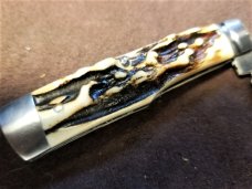 BOBBY TOOLE HANDMADE CUSTOM GUNSTOCK PATTERN KNURLY, GNARLED STAG PERFECT!!!  CPM-154