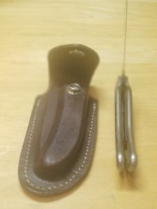 Schrade Wire Fish Knife W/Contour Sheath