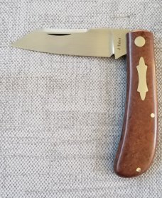 Jason Taber Wombat,3 5/8" closed, Cpm154, Russian Military Rag Micarta ,Coa and pouch,8/2021 DOB