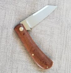 Jason Taber Wombat,3 5/8" closed, Cpm154, Russian Military Rag Micarta ,Coa and pouch,8/2021 DOB