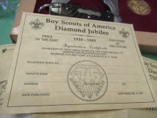 Schrade Boy Scout Diamond Jubilee 75th Anniversary Scout Knife 