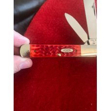 1989 Case XX •SS USA R62005 SS Fire Truck Red Bone Handle Razor With A Razor And Small Blade 