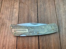 Camillus Brass Lockback.  WK