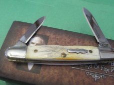 Case XX  2005 Family Brands C Platt Sons Cutlery Stag Eisenhower Pattern # 05263SS