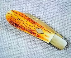 Steve Vanderkolff Mammoth Ivory,4" swayback, dot system for pulls. CPM-154, diamond shield, stout