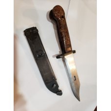 Romanian Bayonet with Metal Scabbard and Matching Numbers 