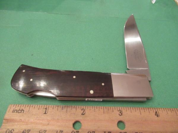 Frank Centofante Wood Handle Custom Lock Back