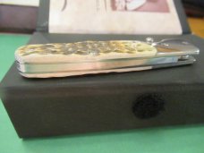 Case XX Slim Lock Rogers Jigged Walnut Bone Pattern # 6173L BG42 Steel