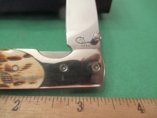 Case XX Slim Lock Rogers Jigged Walnut Bone Pattern # 6173L BG42 Steel