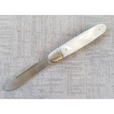 Tim Britton Custom Barehead Equal End Mother of Pearl3 38 closedfluted bolsters BG42 steel