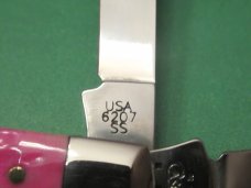 Case XX 2003 Pink Lady Case Mini Trapper Pattern # 6207 SS