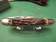 Robt Klass Stag Kissing 1980 4 Blade Whittler Made for the ODKCA Club  