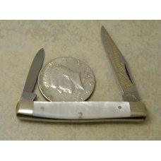 Fightn Rooster Germany Kentucky Cutlery Association 1999 Youth Pearl Mini Stockman Knife