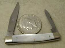 Fight'n Rooster Germany Kentucky Cutlery Association 1999 Youth Pearl Mini Stockman Knife