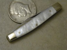 Fight'n Rooster Germany Kentucky Cutlery Association 1999 Youth Pearl Mini Stockman Knife