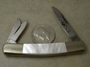 American Blade Japan American Blade Collectors Pearl AB-20 Pearl Whittler Knife