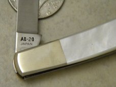 American Blade Japan American Blade Collectors Pearl AB-20 Pearl Whittler Knife