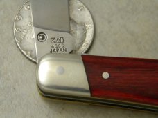 Kershaw Japan 4390 Double Duty Rosewood Double Linerlock Knife c.1980's