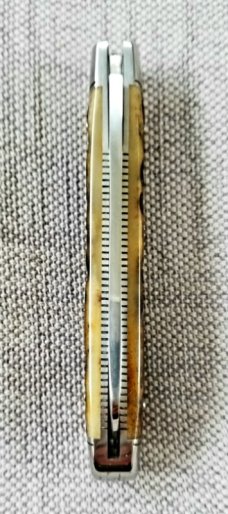 TA Davison Lambsfoot Jack Knife,NEW,3 5",Sambar Stag...jeweled liners,CTS-xhp..ringed bolsters & cap