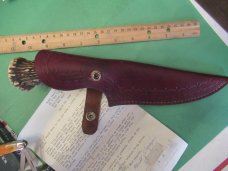 Custom Stag Fixed Blade By Mudd Sharrigan