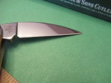 Case Autumn Bone Silver Script Seahorse Whittler Pattern # 6355WH SS