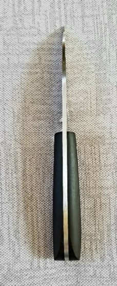 J.B. Caudill  Wharncliffe fixed blade..coa..magnetic sheath/slip..7.25 oal.2.75 sharp.52100 Fullers