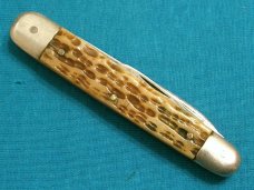 VINTAGE BONE A MULLHUF CZECHOSLOVAKIA FOLDING POCKET JACK KNIFE KNIVES OLD