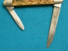 VINTAGE BONE A MULLHUF CZECHOSLOVAKIA FOLDING POCKET JACK KNIFE KNIVES OLD