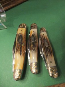 Case XX 1983 Stag Whittler Set Patterns # 5380 SSP, 5383 SSP & 5308 SSP 