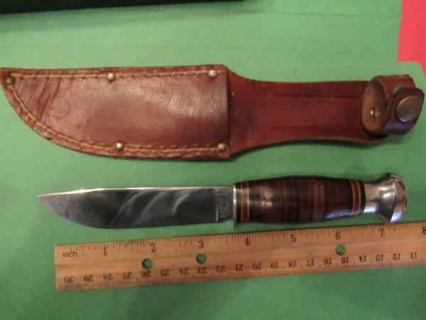 Remington Pal Leather Handle Fixed Blade Model # 51