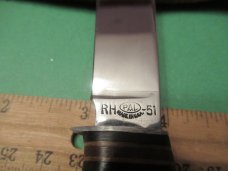Remington Pal Leather Handle Fixed Blade Model # 51
