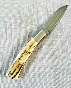 Tracey LaRock MammothNative.W2 w/Hamon.4" closed.. New w/box..polishing integral  bolsters 