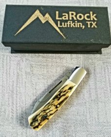 Tracey LaRock MammothNative.W2 w/Hamon.4" closed.. New w/box..polishing integral  bolsters 
