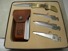 Case XX USA Amber Bone 2017 Changer Lockback Knife New in Tin