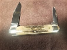 GEC Great Eastern Cutlery #68 Northfield White Owl 681221 - Sambar Stag NIT